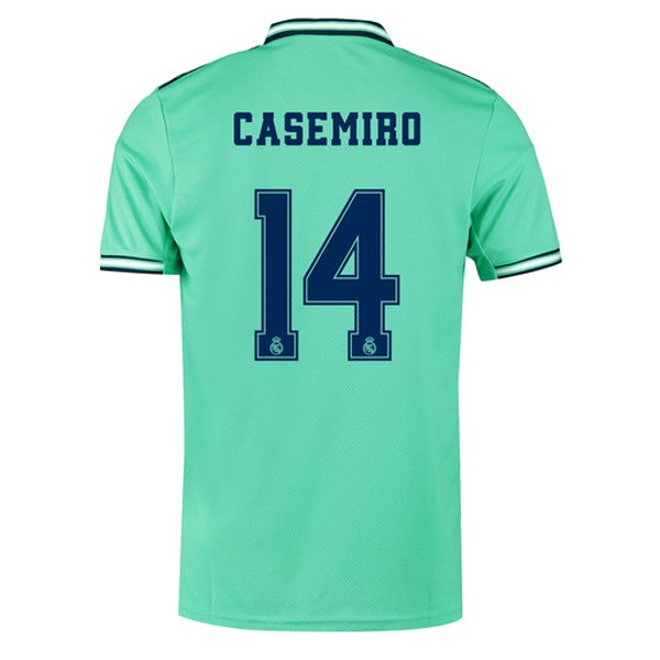 Camiseta Real Madrid NO.14 Casemiro Replica Tercera Ropa 2019/20 Verde